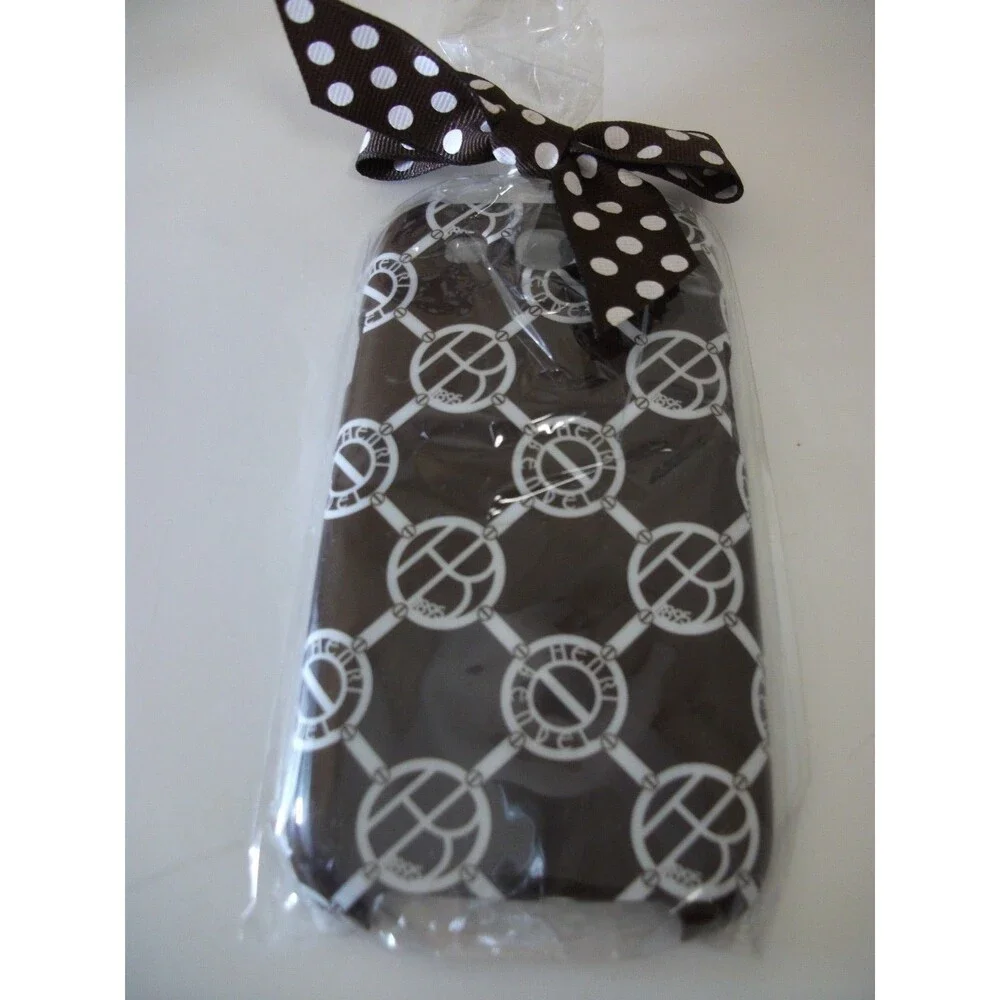Henri Bendel Brown Monogram Case for iPhone 5 Cell Phone Case NWT $38 VINTAGE